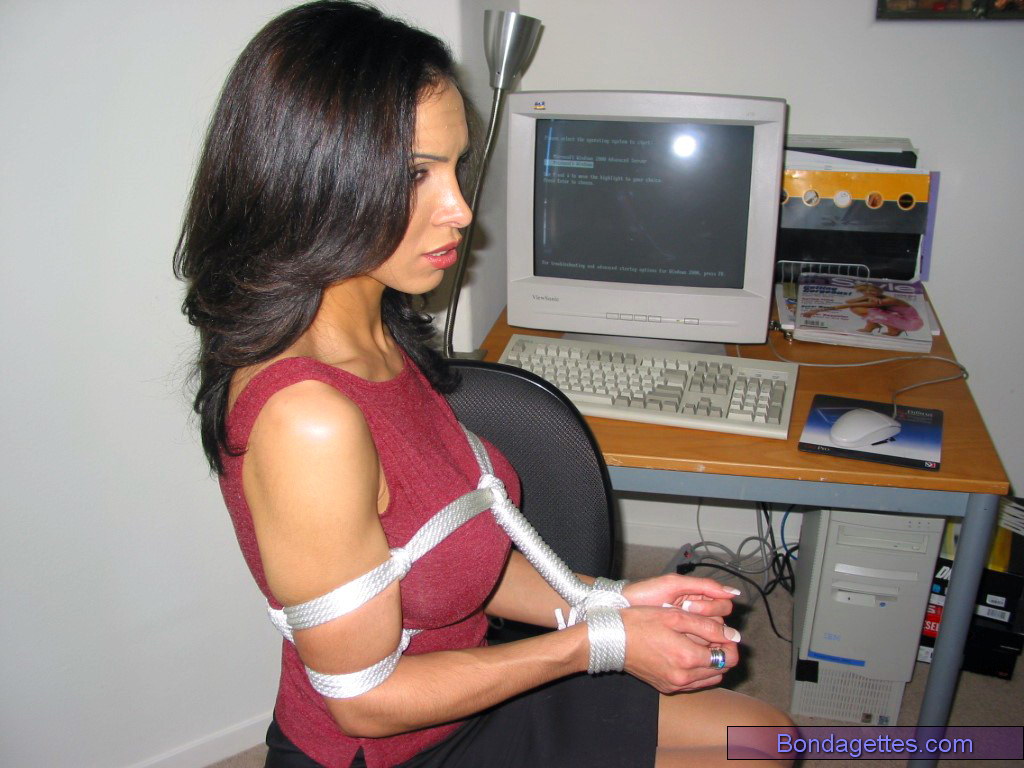 Sexy Indian Secretaries - Indian Busty Secretary Tied Up In The Office | BDSM Fetish